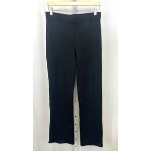 QUINCE Ultra Stretch Ponte Straight Leg Pants Pull On Knit Black M Regular